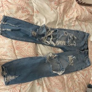 Hollister ripped jeans